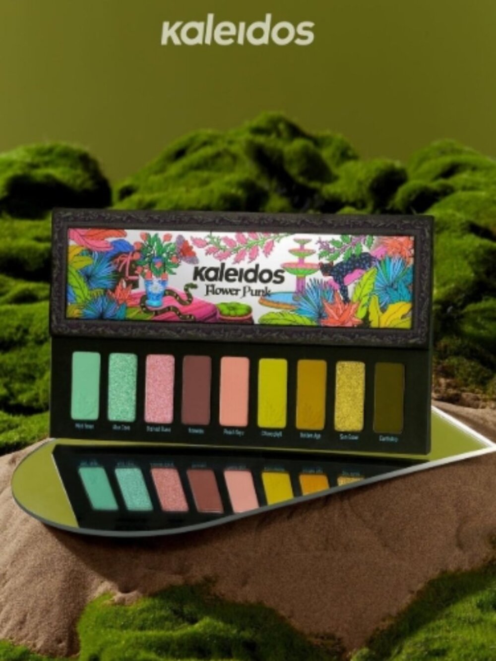 KALEIDOS 'Flower Punk' Eyeshadow Palette - 9 shades - NWT